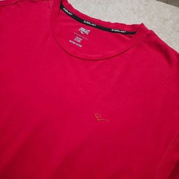 Everlast Men's Red Short Sleeve Shirt #6 - Picture 2 of 6